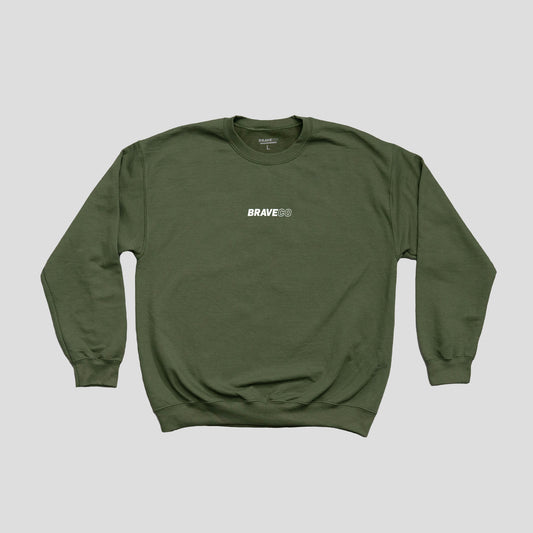 Logo Crewneck Sweatshirt - Military Green